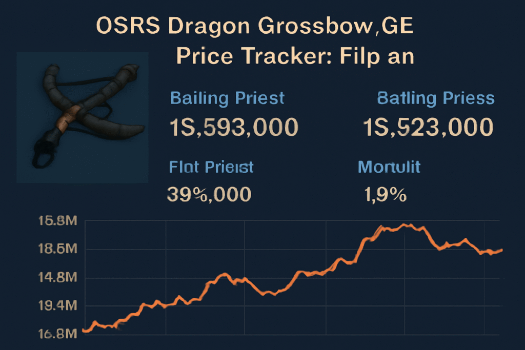 OSRS Dragon Crossbow GE Price Tracker Flip and Profit